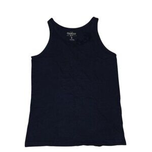OSHKOSH B'GOSH, TANK TOP WITH BOW BY THE NECKLINE, COLOR: NAVY BLUE, SIZE:8